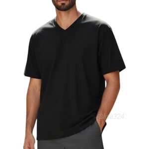 $80 COTTON CITIZEN CLASSIC V NECK Jet Black Small